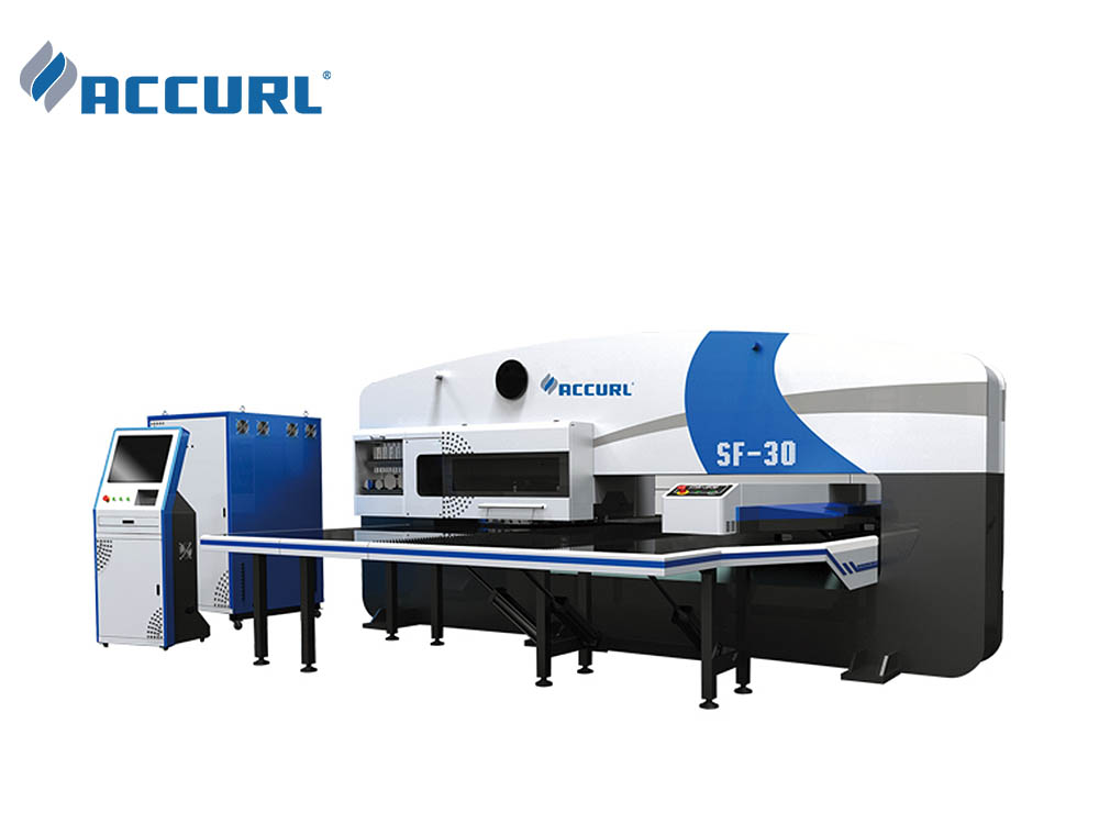 ACCURL Servo CNC Turret Punch Press  MAX-SF-30 ton with FANUC Series Oi-PO CNC Control System