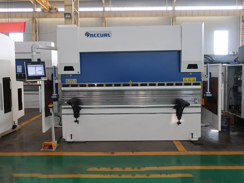 ACCURL 4 Axis Hydraulic CNC Press Brake with Delem DA58T 2D Graphical Touch Screen