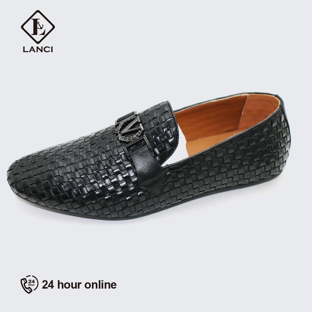 mens boat shoes casual loafers for men woven leather