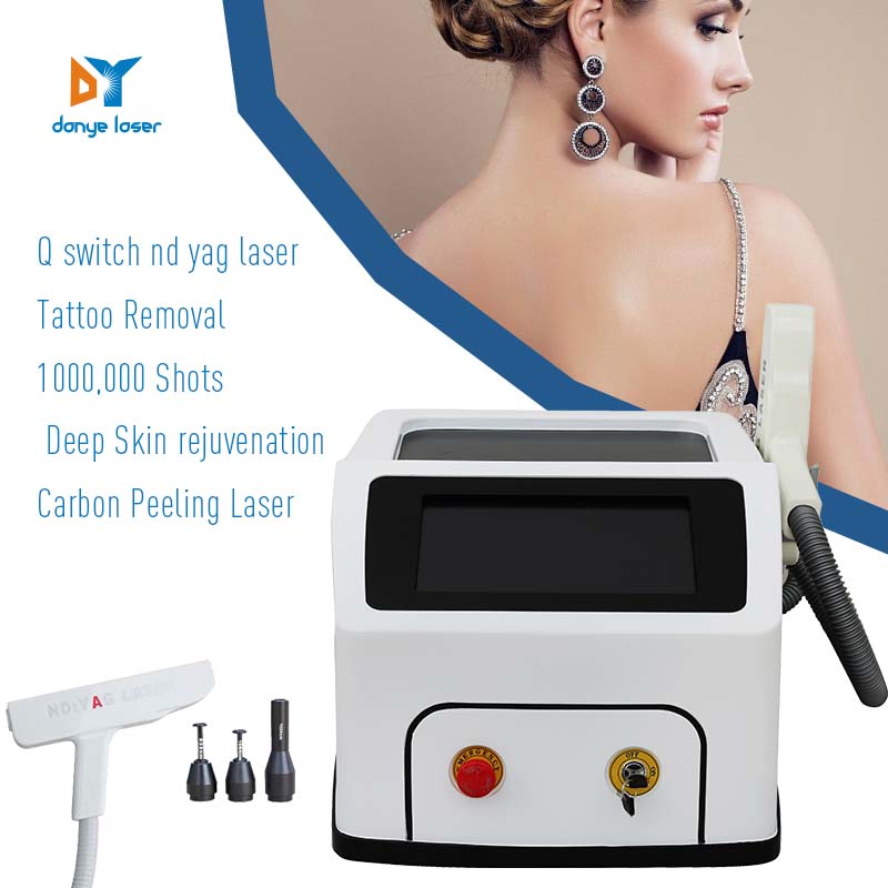 q switch nd yag laser tattoo removal machine 