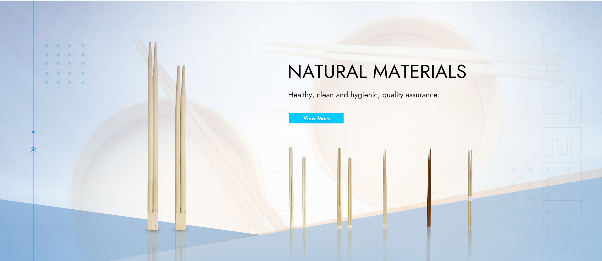 Recyclable Bamboo Sticks, Natural Bamboo Knife, Natural Bamboo Fork - Hengyu