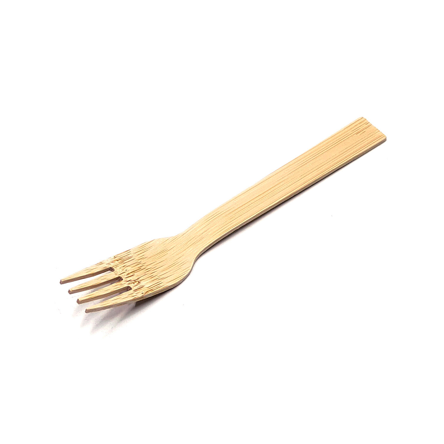 Kraft Tableware Disposable Bamboo Cutlery Laser Engraved with box