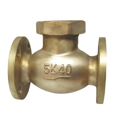 JIS F 7417 Bronze16K lift check globe valve(union bonnet type)