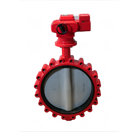 Electric actuator motorized butterfly valve