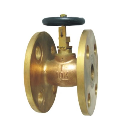 Class 150 bronze 10K globe valves open/close indicator