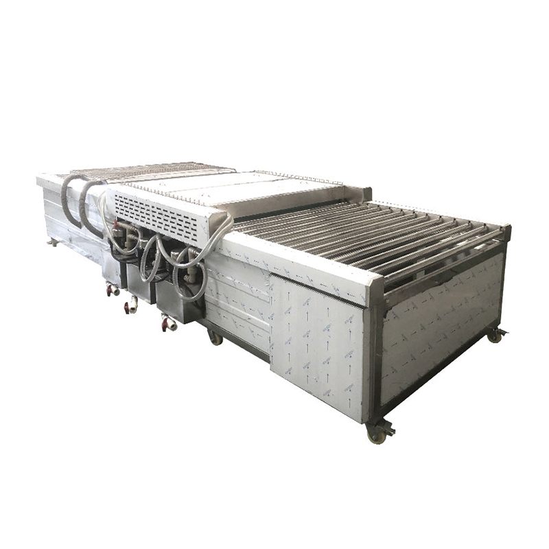 Acrylic plate industrial partition plane brush cleaning and drying machine Stainless steel plate brush cleaning and drying equipment