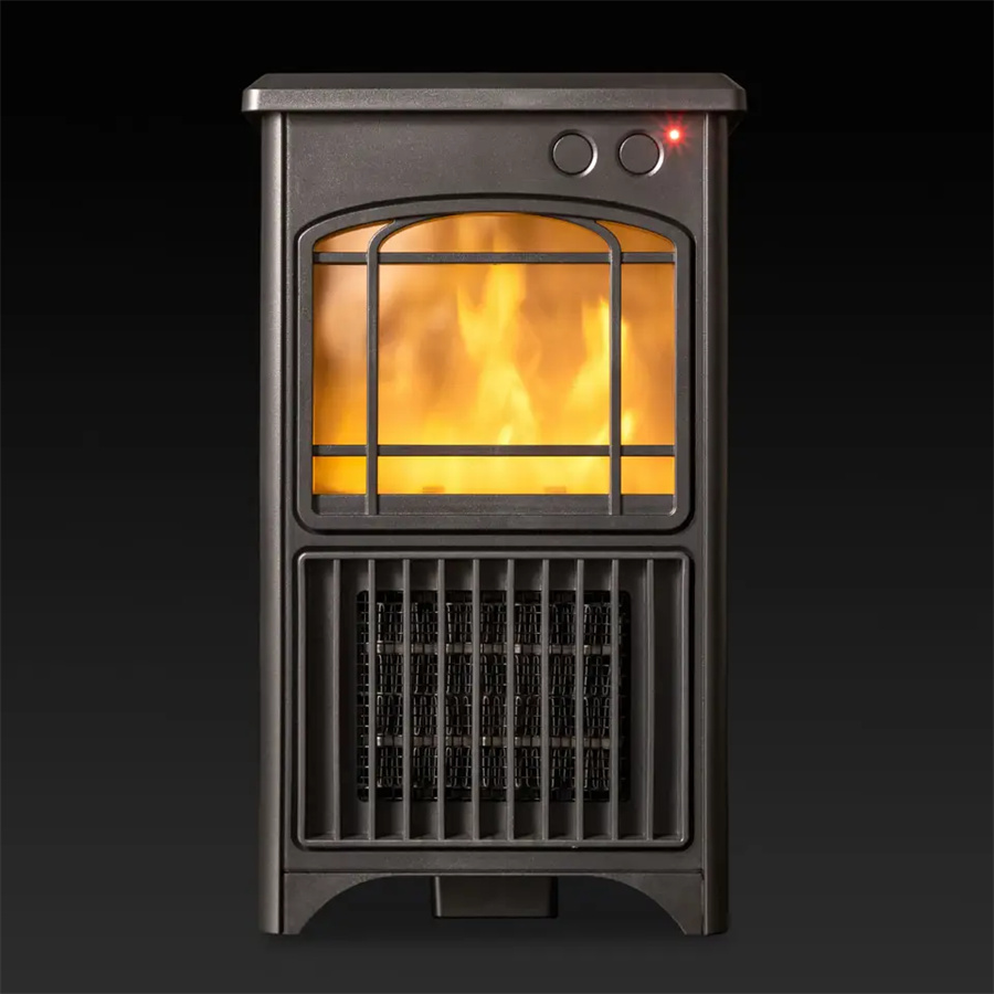 Fireplace Style Portable 300W Ceramic Room Heater