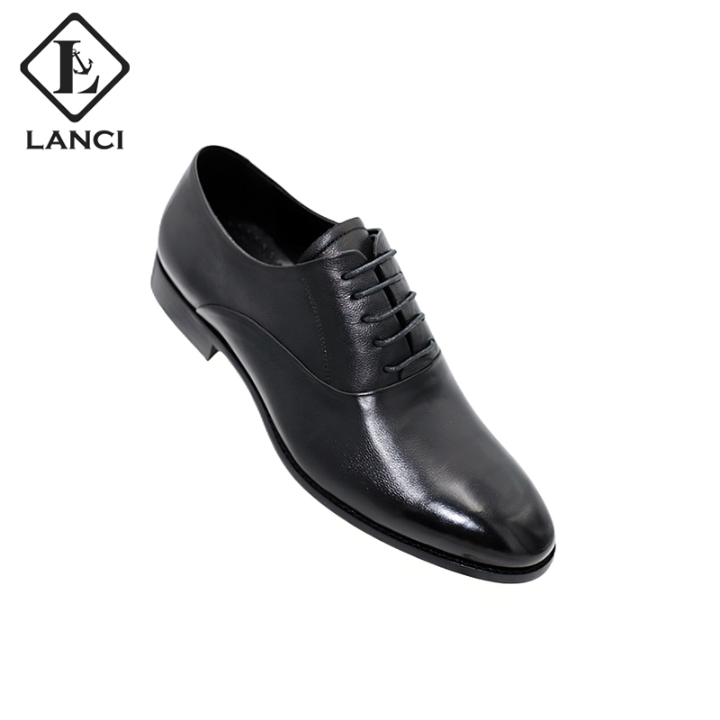 Dress shoes oxfords of men genuine leather