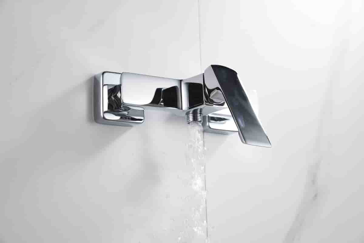 Momali Chrome Modern Wall Mounted Solid Brass Shower Faucet