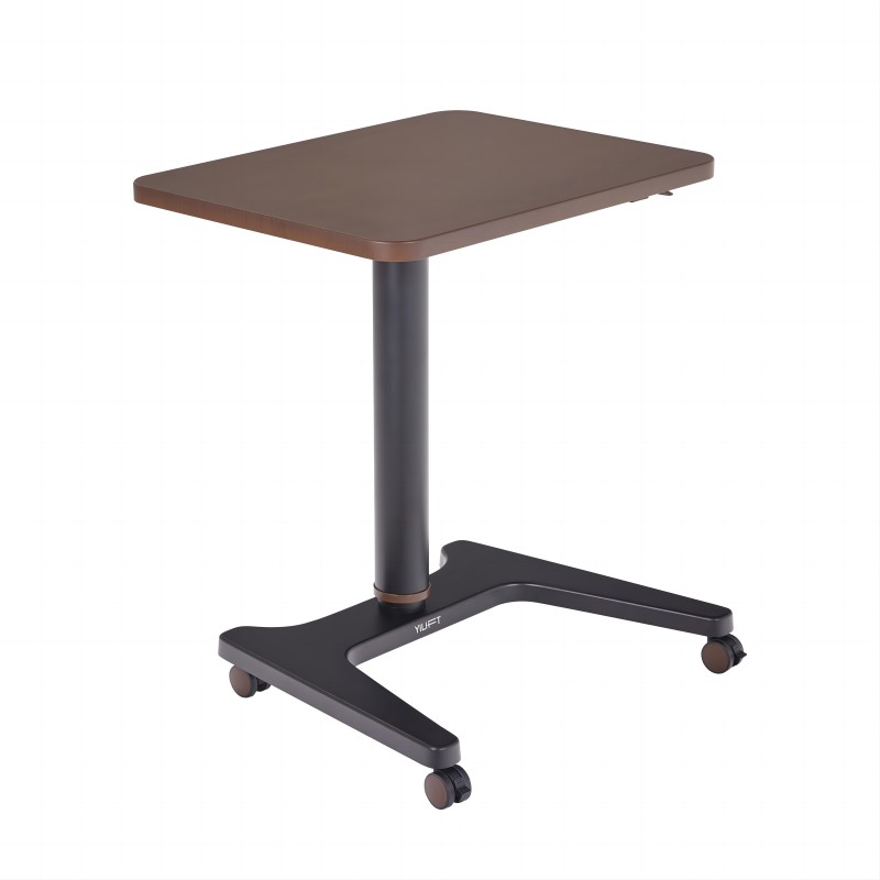 Pneumatic adjustable desk--Single column-2