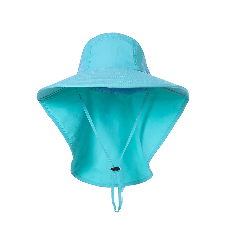 Sun Hats Fishing Hat with Neck Flap Breathable Waterproof Wide Brim Cap