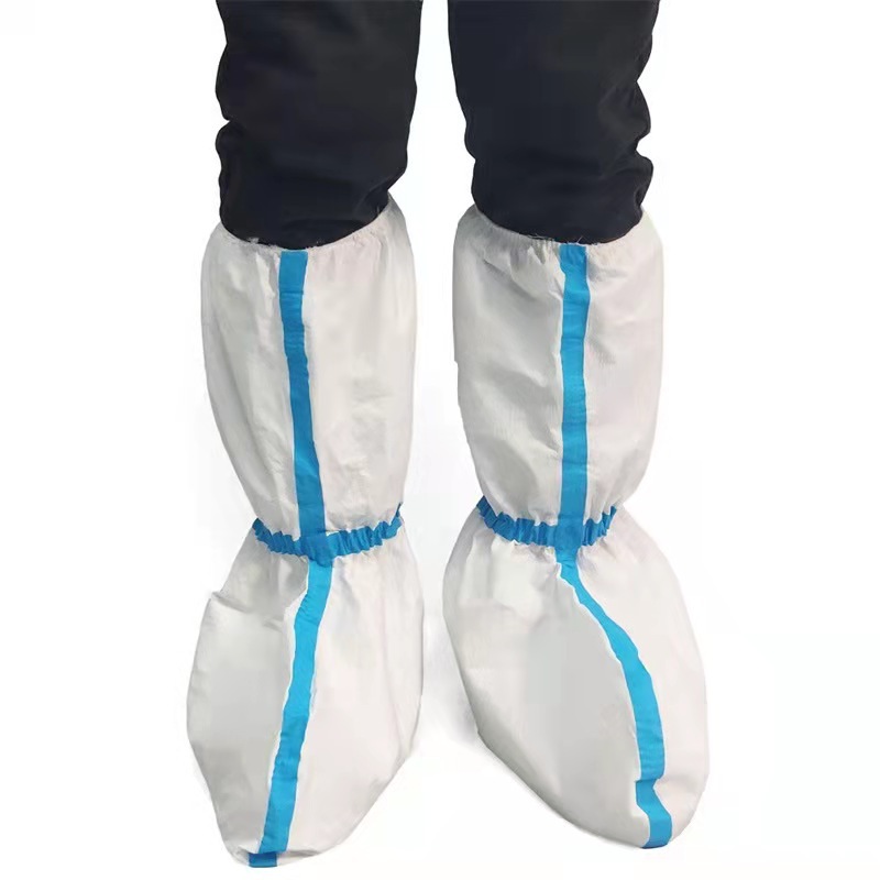 Disposable Boot Cover Isolation Protective Shoe Cover Non-woven Long Tube Shoe Cover Sealed Waterproof Epidemic Prevention Shoe Cover Isolation Shoe Cover