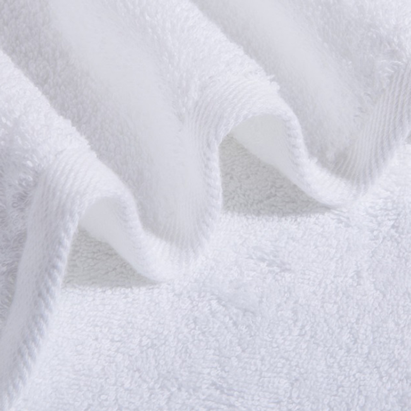 Sanhoo 100% Cotton Hotel Plain Weave White Towels