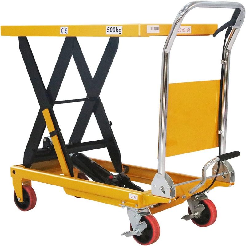 Hydraulic Scissors Lifting Table For Safe Freight Unloading And Warehousing Use