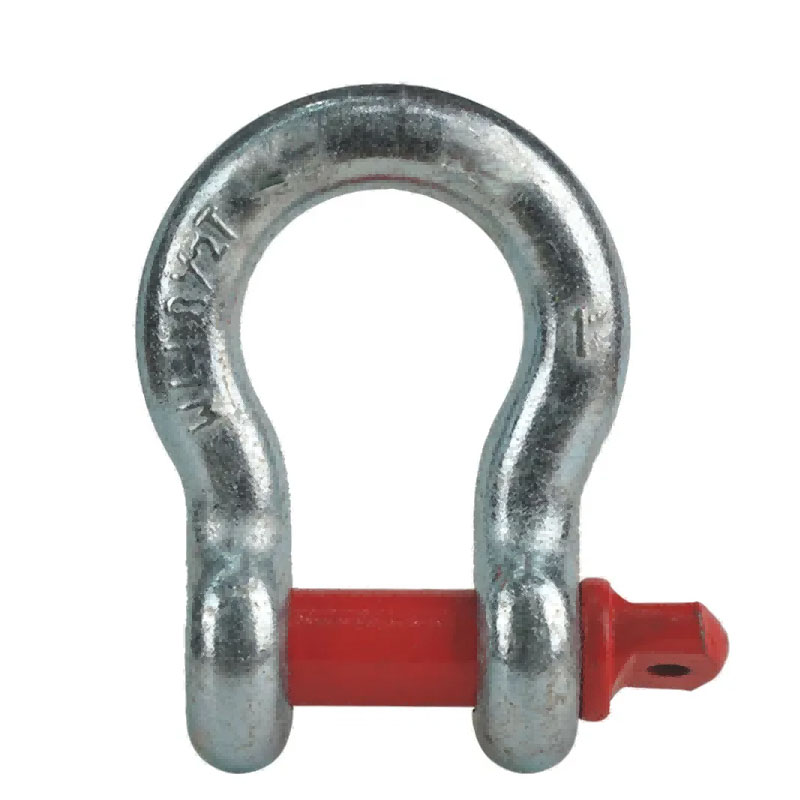 Pin type bow shackle