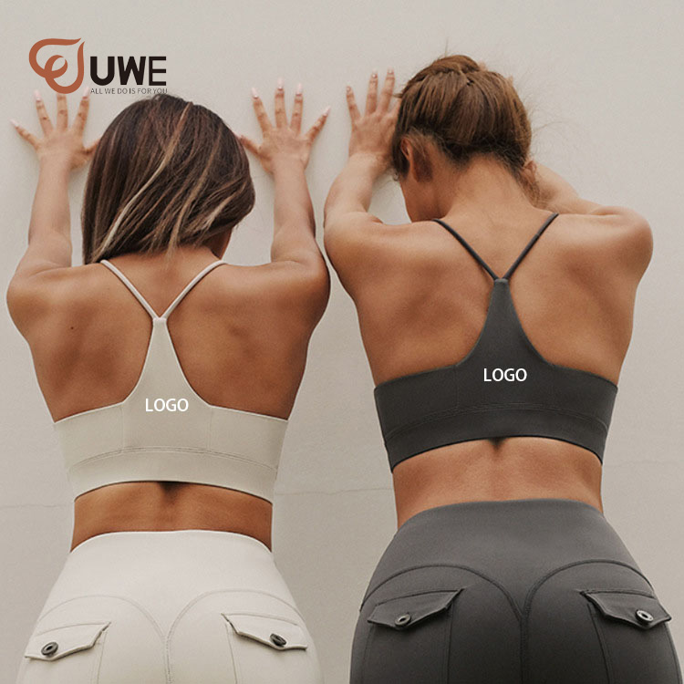 Women Y Back Yoga Bra Custom Logo Push Up Fitness Gym Sports Bras