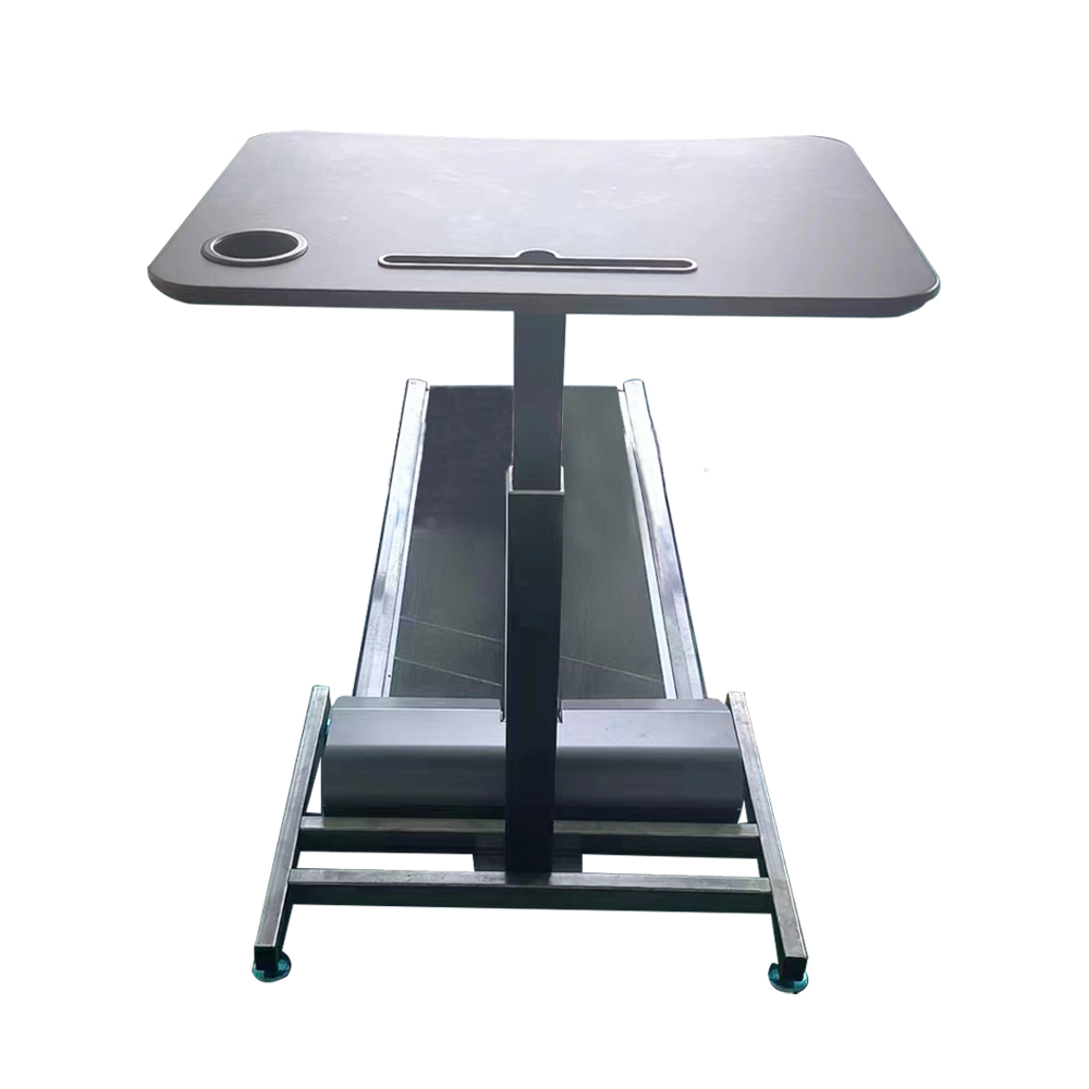 Pneumatic adjustable desk--Single square column