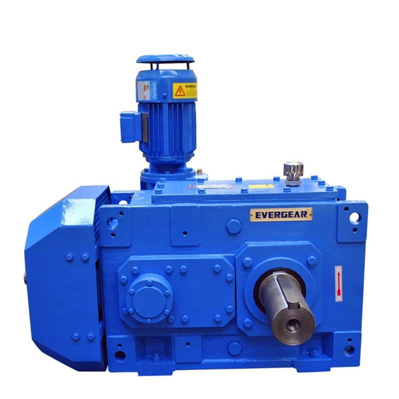 China manufacturer H B series rigid tooth fland industrial gear reducer geared motor gearbox