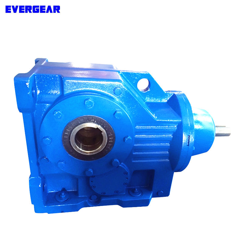 hollow shaft with helical-bevel gear reducer 90 degree drive reducer