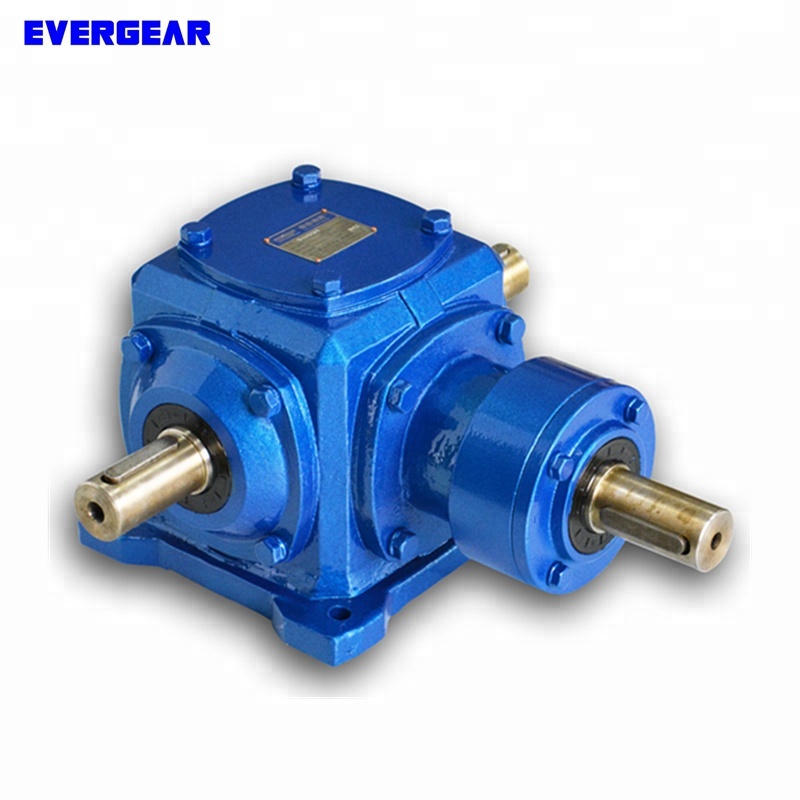 90 Degree Gearbox Helical spiral bevel cubic shape european gearbox standard dimensions