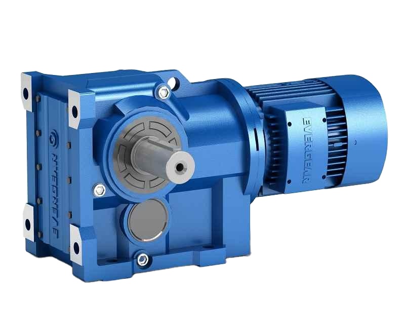 reduc k gear seri right angle gearbox helical bevel geared motor for hoist, crane