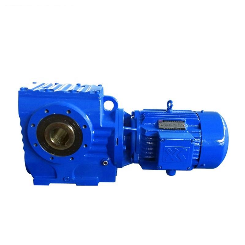 ES worm and wheel reducer 1500 rpm input speed  helical worm gear motor
