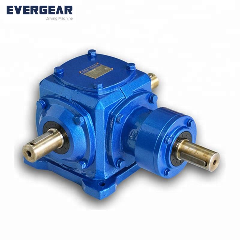 1/2/3 output shaft 90 degree right angle spiral bevel gear set