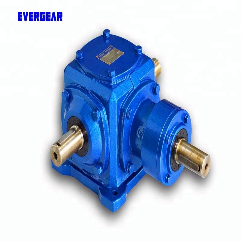T Series 90 degree 2: 1 ratio right angle gear box power transmission reducer