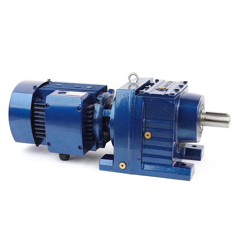 R series sewing machine speed reducer gearbox for steel ball mill