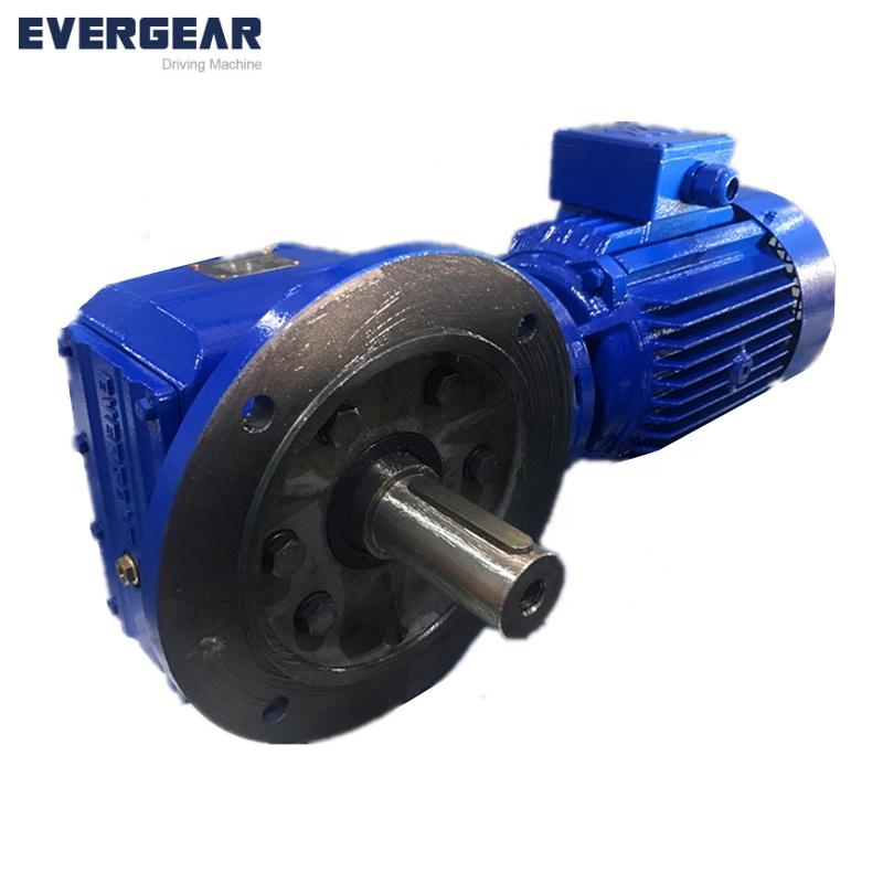 K37-187 series Helical Bevel Geared speed motor reducer with 3kw 4kw 5.5kw 7.5kw 11kw 15kw