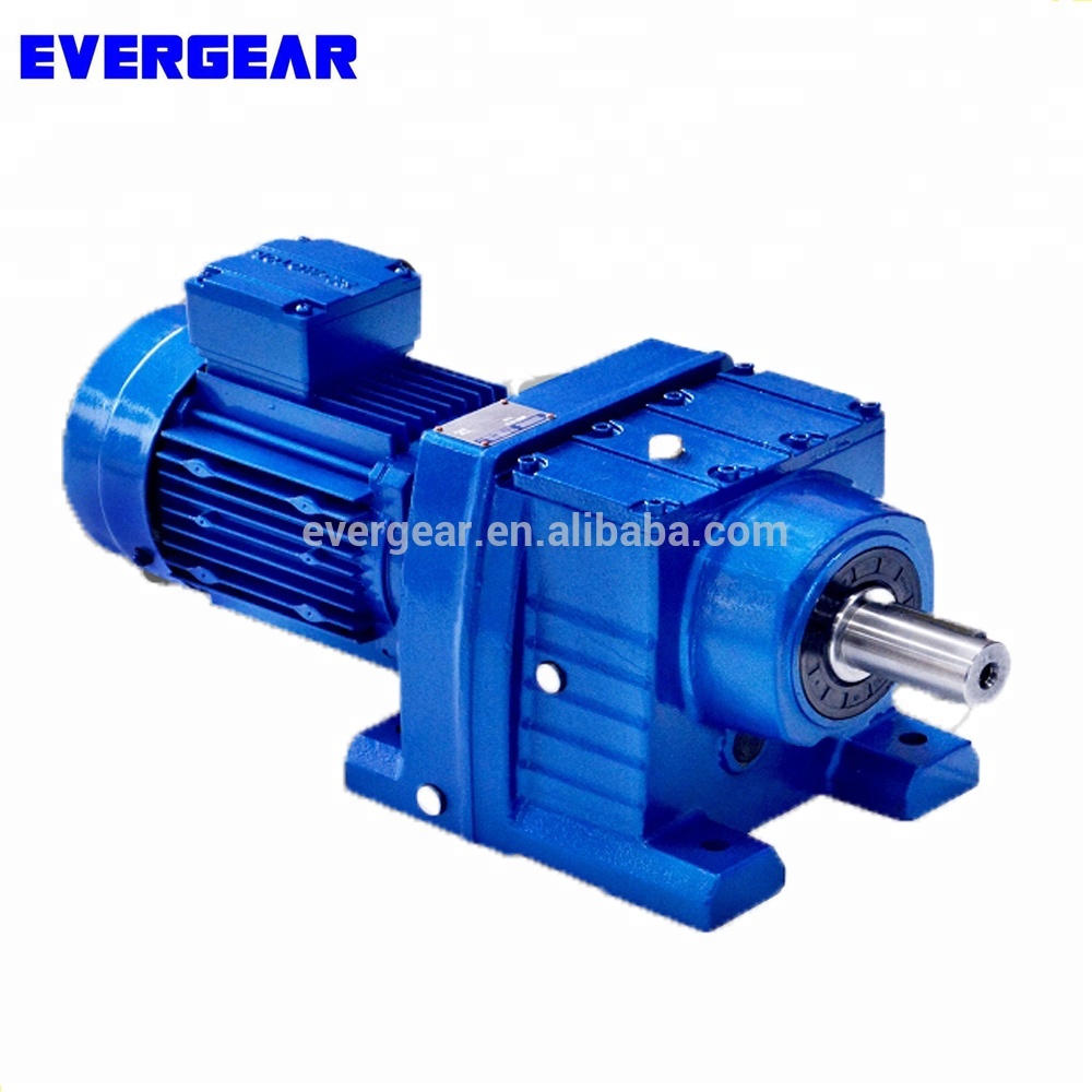 R Series Inline helical reduction gear motor,reduct,reductor