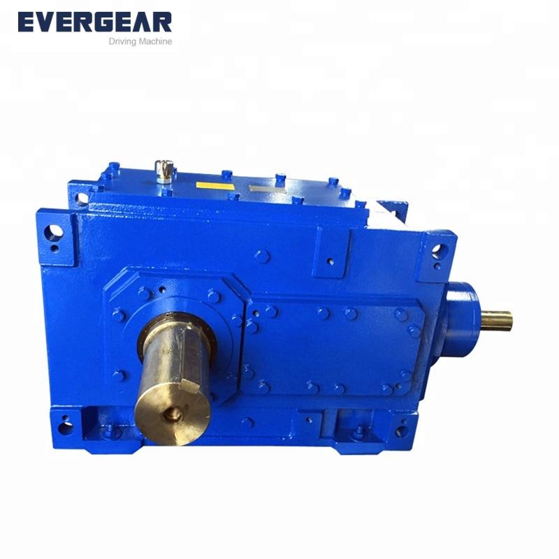 bevel-helical horizontal gear units big power solid shaft drive reducer