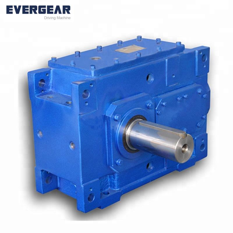 High speed ratio 100  H B seri gearbox reducer industrial grade gear reduc motor