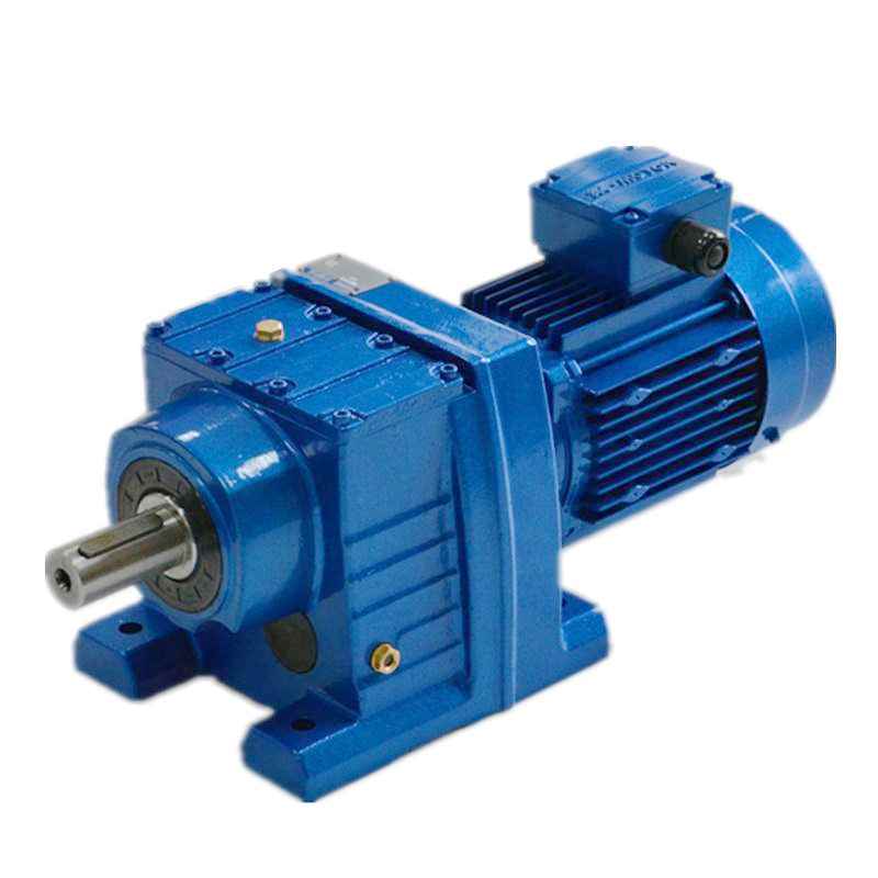 Inline shaft 25 1 31 ratio gearbox R series coaxial speed reducer