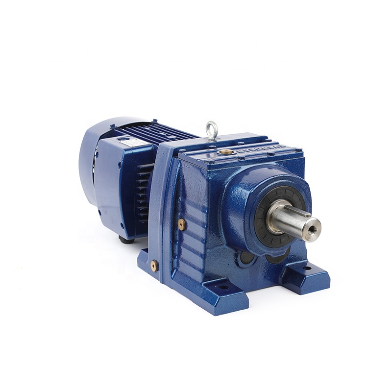 EVERGEAR DRIVE Inline shaft 3 phase ac electric gearbox motor speed reducer R series coaxial reducer