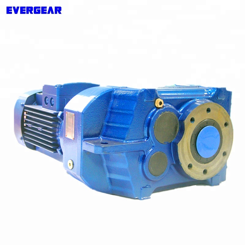 F Series Helical parallel shaft flange mount gear drive reducer