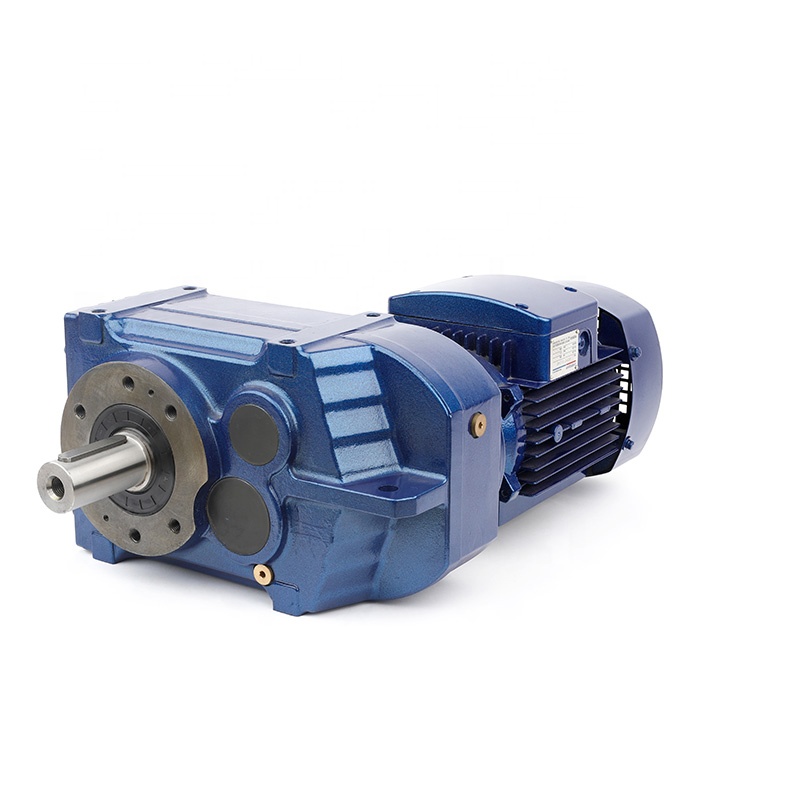 EF gearbox speed reducer helical parallel shaft gearbox  speed reducer with motor
