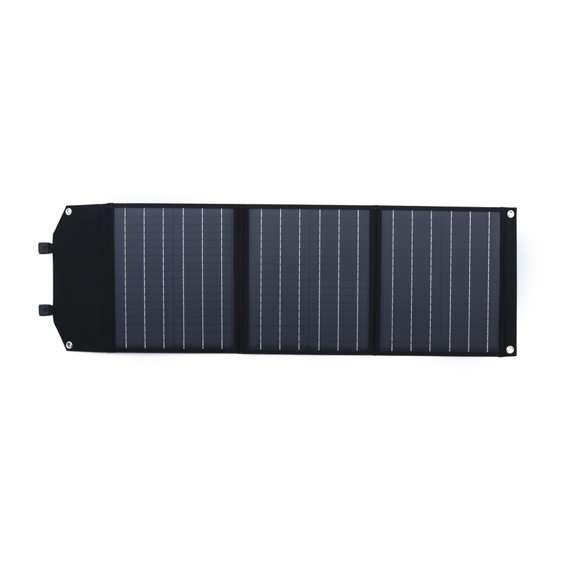 Dual USB and DC Folding Solar Panel with Certificates